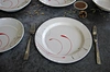 white melamine plates